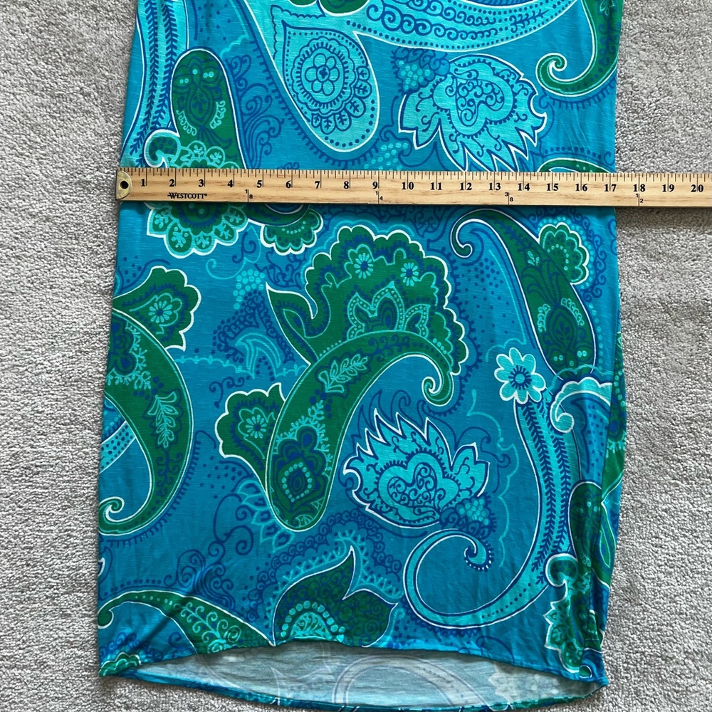 TORI RICHARD HONOLULU DON'T BE BLUE ALEXIA DRESS SIZE SMALL VACATION RESORT - Picture 8 of 11